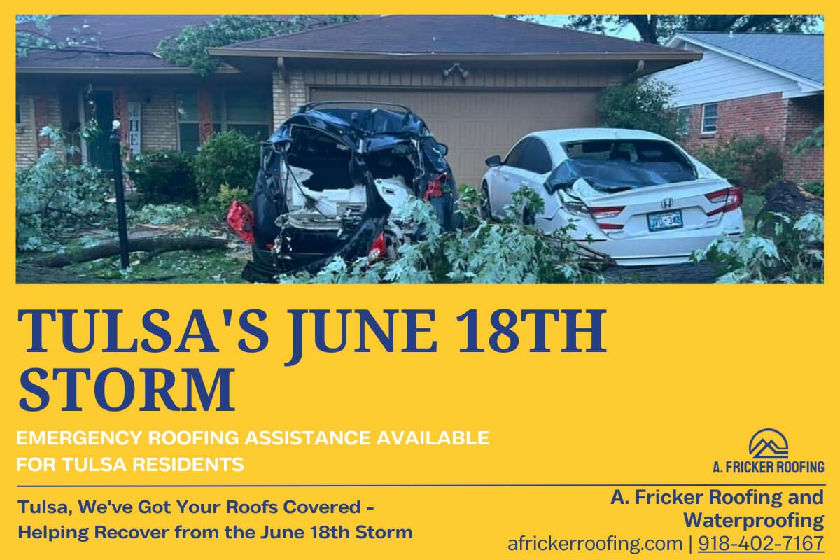 Wind and Storm Damage Roofing Services for Tulsa Residents After the June 18th Storm