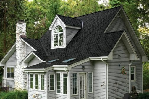 Classic Black roof shingle 