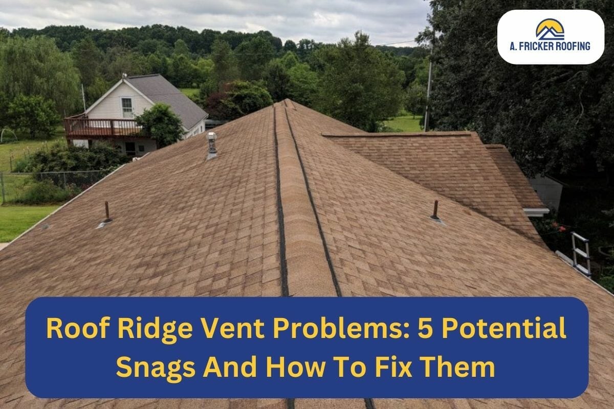 Roof Ridge Vent Problems: 5 Potential Snags And How To Fix Them